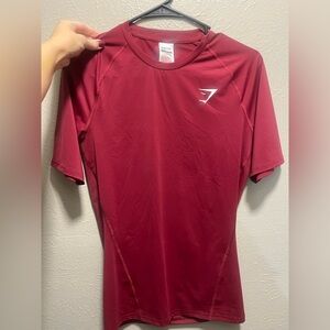 Gymshark Maroon Performance Tee